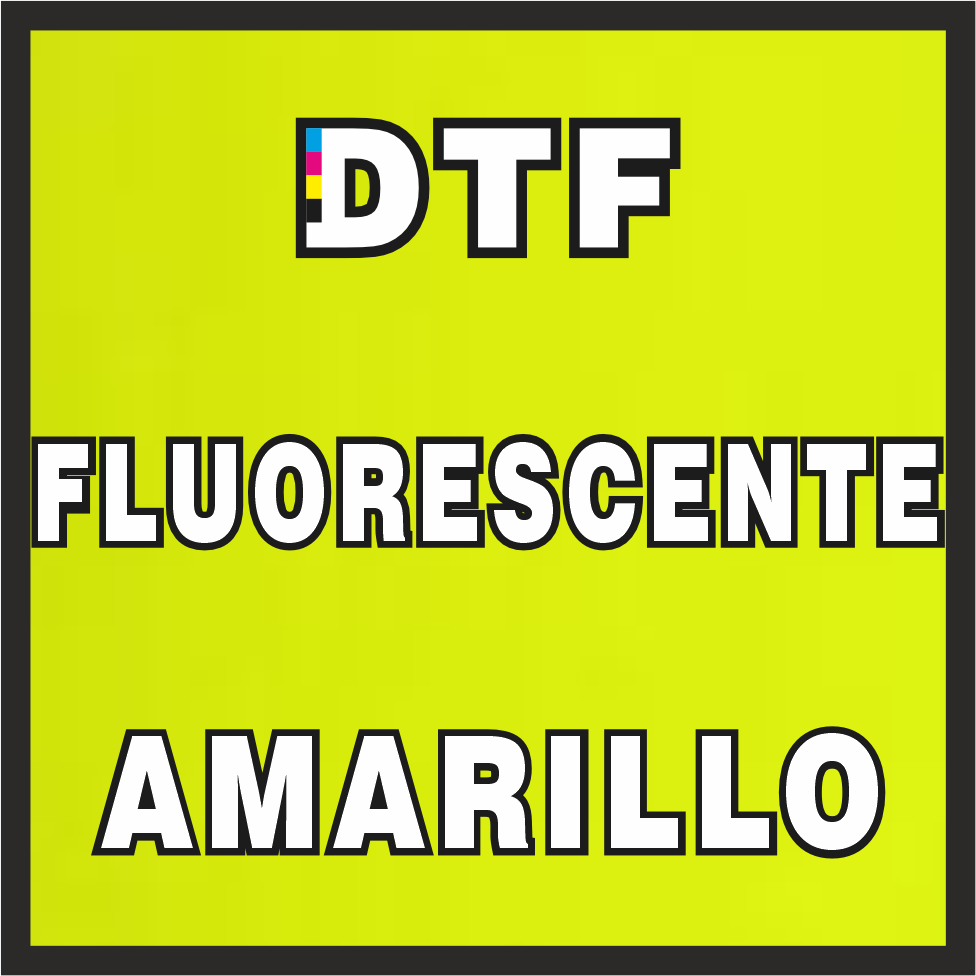 DTF FLUORESCENTE AMARILLO (neón)