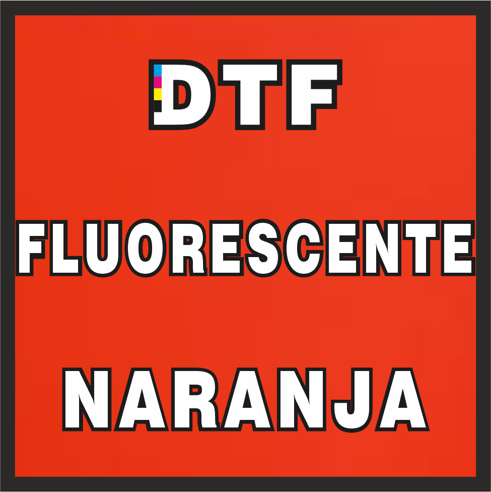 DTF FLUORESCENTE NARANJA (neón)