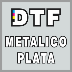 DTF METALICO PLATA